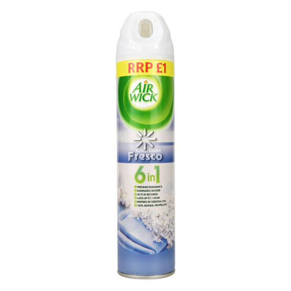 Air Wick Air Freshener 6 in 1 Crisp Linen & White Lilac 240ml
