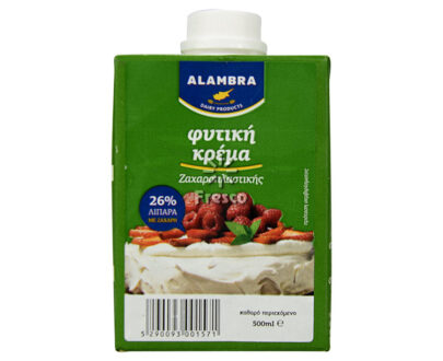 Alambra Vegetable Confectionery Cream 26% Fat with Sugar 500ml