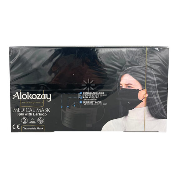 Alokozay Medical Masks 3ply 5 x 10pcs