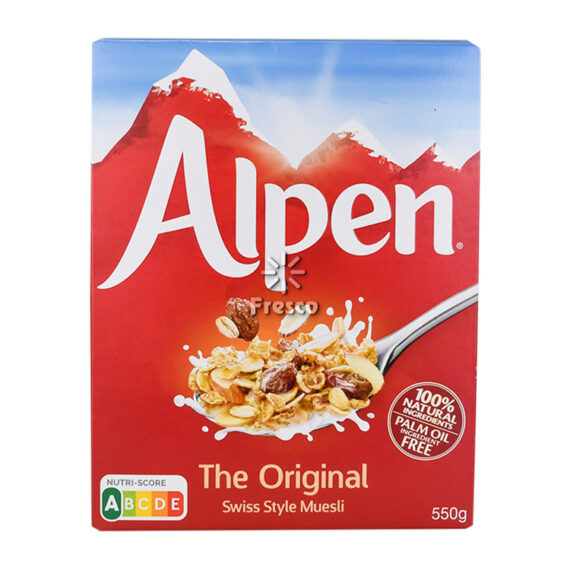 Alpen Cereal Original Swiss Style Muesli 550g