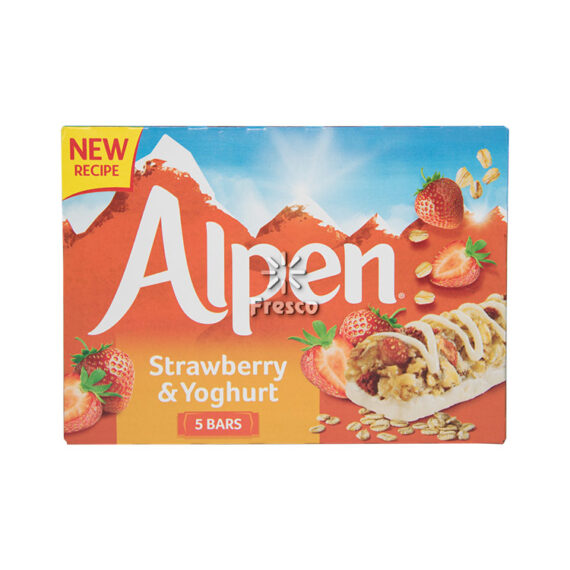 Alpen Strawberry & Yogurt Bars 5 x 19g