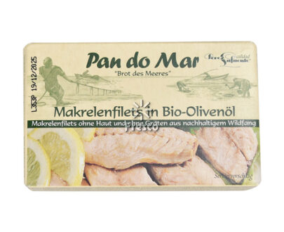 Bio Pan Do Mar Mackerel /Org Olive Oil 120g