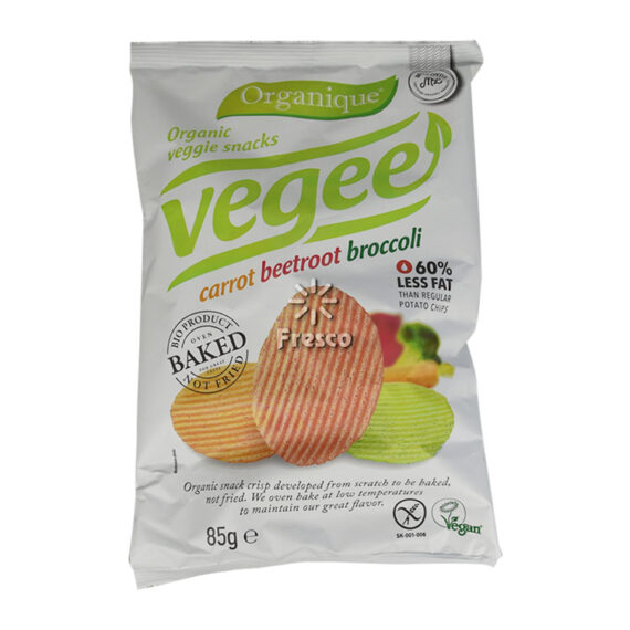 Bio Mclloyds-Veggie Snacks Carrots Beetroots Broccoli 85g