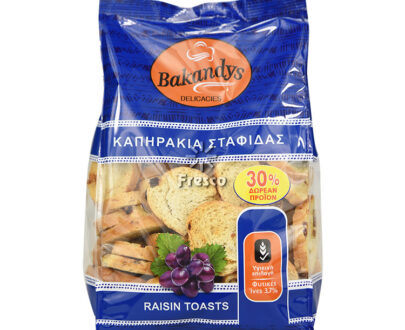 Bakandys Delicacies Raisin Toasts 200g