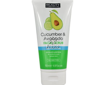 Beauty Formulas Facial Scrub Cucumber & Avocado 150ml