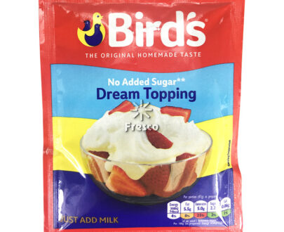 Bird's Dream Topping No Added Sugar 33g