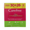 Carefree Sanitary Napkins with Aloe Cotton 30 + 26 Free