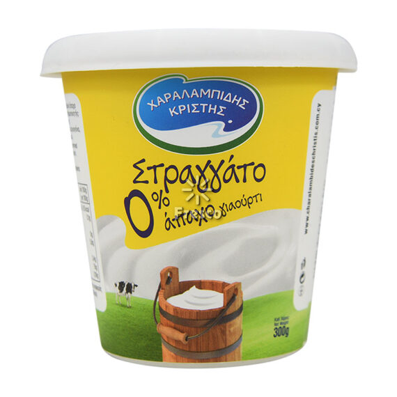 Charalambides Christis Straggato Yoghurt 0% Fat 300g