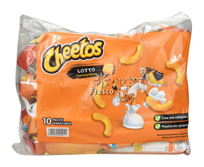Cheetos Τυρογαριδάκια Σνάκ από Καλαμπόκι 10 x 40g