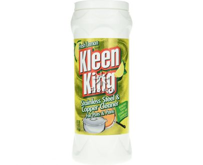 Kleen King για Ανοξείδωτο Ατσάλι & Καθαριστικό Χαλκού με Μυρωδιά Φρέσκο Λεμόνι 400g
