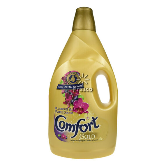 Comfort Gold Fabric Softener Blueberries & Purple Orchid 4L