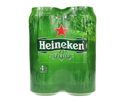 Heineken Beer Cans 4 x 500ml