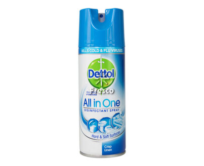 Dettol All In One Disinfectant Spray Crisp Linen 400ml