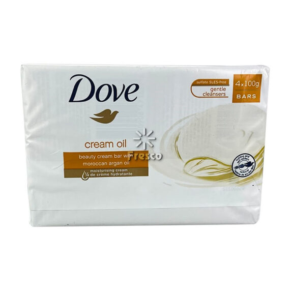 Dove Soap Cream Oil 4 x 100g