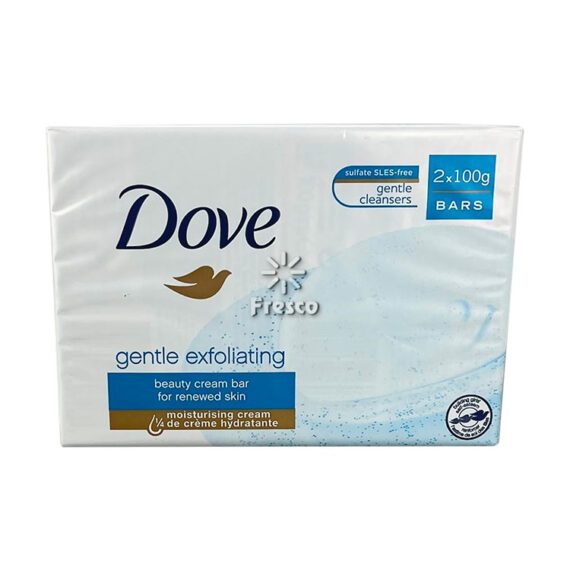 Dove Soap Gentle Exfoiliating 2 x 100g