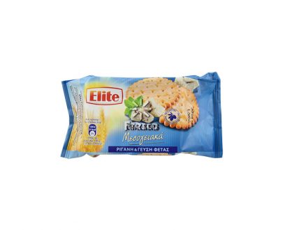 Elite Mediterranean Crackers with Oregano & Feta Flavor 105g