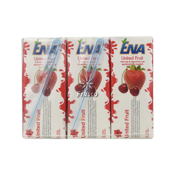 ENA Juices Strawberry & Cherry 9 x 250ml