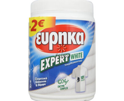 Eureka Expert Σκόνη Πλυσίματος για Άσπρα 400g
