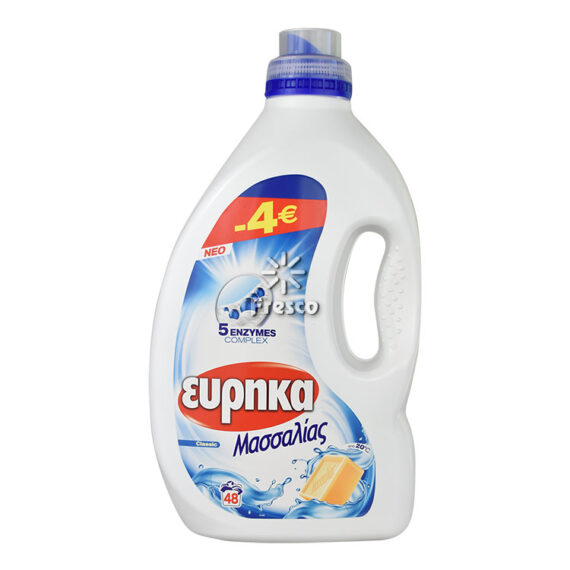 Eureka Massalias Liquid Detergent Classic 2.4L -€4