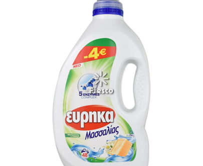 Eureka Massalias Liquid Detergent Mastic Oils & Jasmine 2.4L -€4
