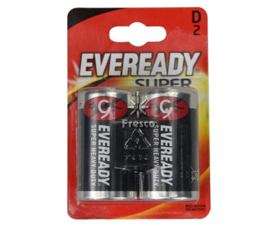 Eveready Super Battery D2 2pcs