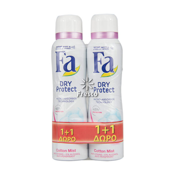 Fa Dry Protect 2x150ml (1+1 FREE)