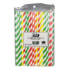 Fay Straws Paper Straws Colorful 100pcs