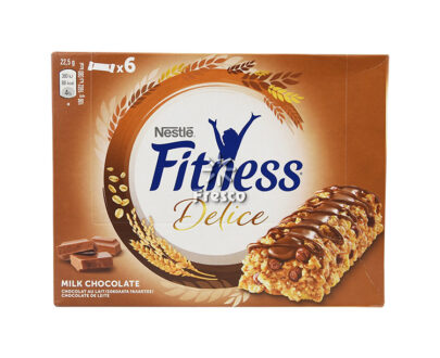 Nestle Fitness Μπάρες Δημητριακών με Σοκολάτα Γάλακτος 6 x 22.5g