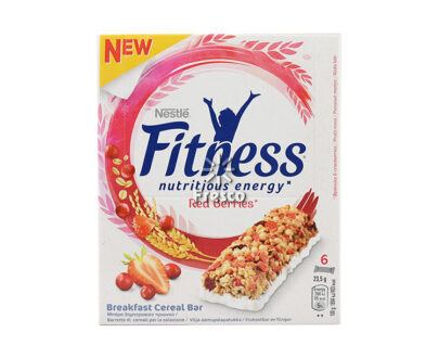 Nestle Fitness Μπάρες Δημητριακών Κόκκινα Μούρα 6 x 23.5g