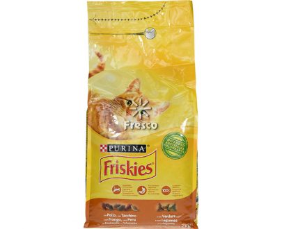 Friskies Ξηρή Τροφή για Γάτες με Γαλοπούλα, Κοτόπουλο & Λαχανικά 2kg