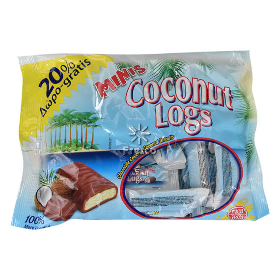 Frou Frou Coconut Logs Chocolates Minis 190g