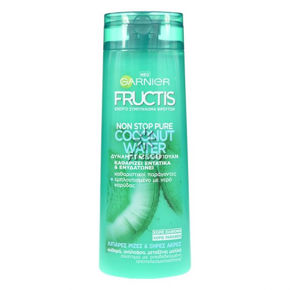 Garnier Fructis Shampoo Coconut Water Λιπαρές Ρίζες&Ξηρές Άκρες 400ml