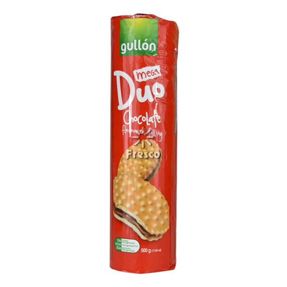 Gullon Mega Duo Biscuits with Chocolate 500g