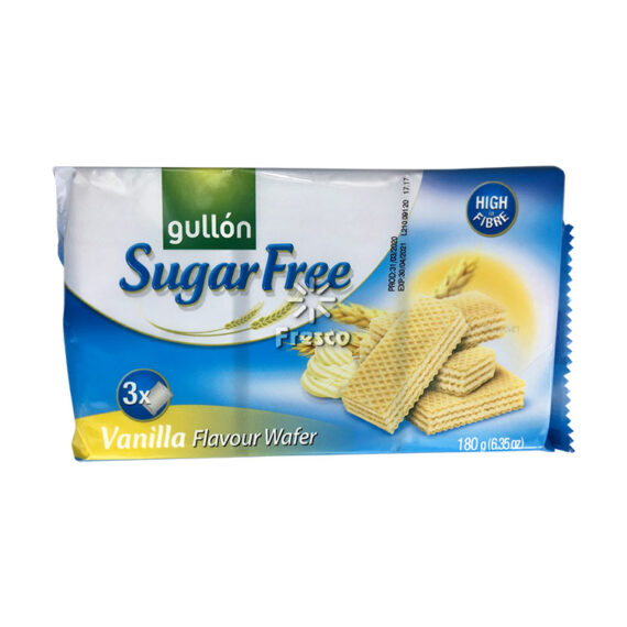 Gullon Wafers Vanilla Sugar Free 180g