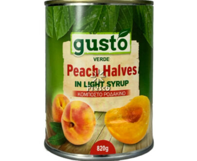 Gusto Peaches Halves in Light Syrup 820g