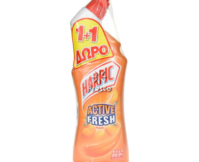 Harpic Active Fresh Ροδάκινο 1.5L (1+1 Δωρεάν)