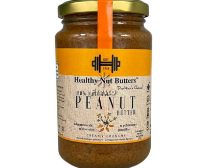 Healthy Nut Butters Peanut Butter Creamy Crunchy 370g