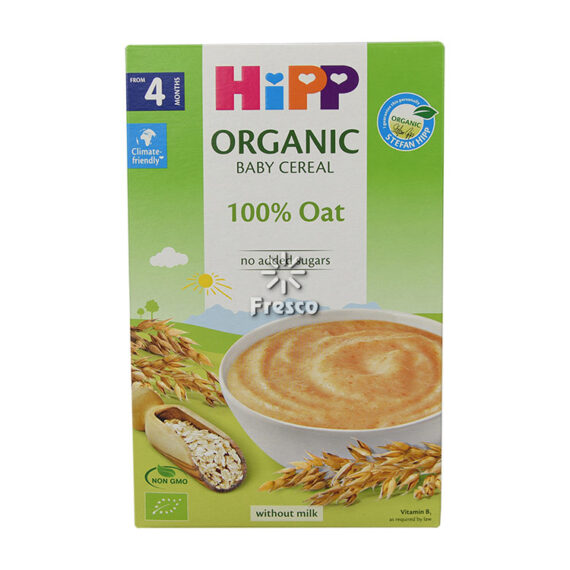 Hipp Organic Baby Cereal 100% Oat 4+ 200g