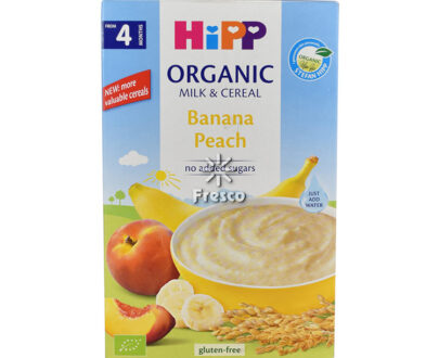 Hipp Οργανικό Γάλα & Δημητριακά Μπανάνα - Ροδάκινο 250g