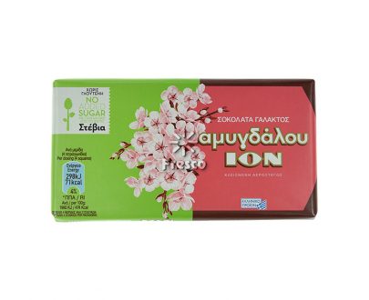 Ion Stevia Milk Ch. With Almonds 60g