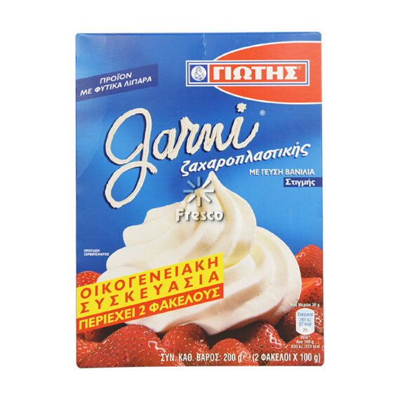 Jotis Garni Instant Whipped Cream Vanilla 200g