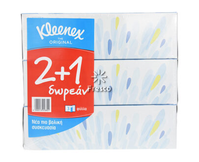 Kleenex 80 Tissues 2+1Free