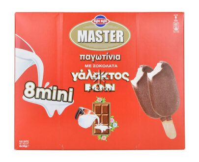 Kri Kri ION Master Mini Ice Cream Milk Chocolate 8 x 35g