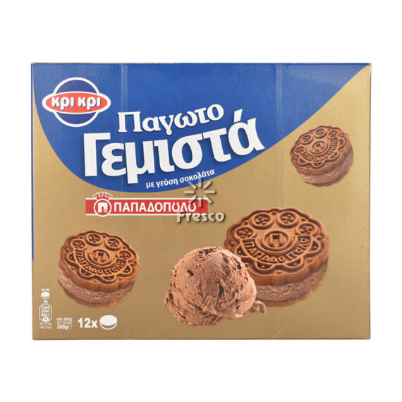 Kri Kri Papadopoulou Ice Cream Papadopoulou Chocolate 12 x 30g