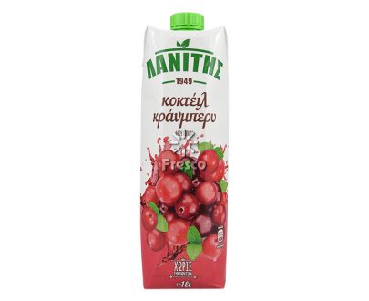 Lanitis Juice Cocktail Cranberry 1L