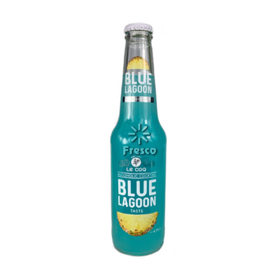 Le Coq Alcoholic Cocktail Blue Lagoon Taste 33cl