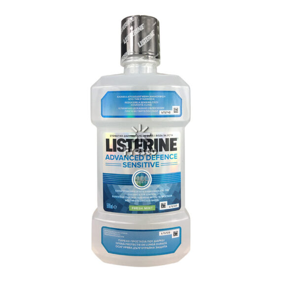 Listerine Advance Defence Sensitive Fresh Mint 500ml