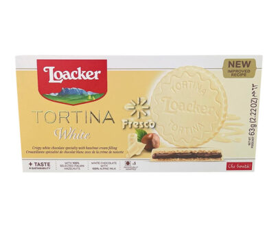 Loacker Tortina Biscuits with White Chocolate 3 x 21g