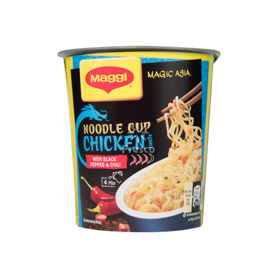 Maggi Magic Asia Noodle Cup Chicken Taste with Black Pepper Chili 63g