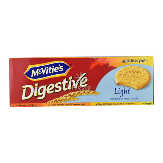 Mcvities Digestive Biscuits Light 400g